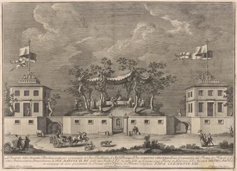 Seconda Macchina for Chinea fra 1759: En "Deliziosa" med en Bacchanal