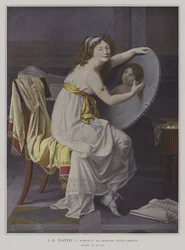 Portræt af Madame Vigee-Lebrun