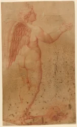 Amor fra Amor skændes med Zeus, efter Raphael