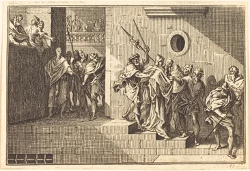 Herodes sender Kristus tilbage til Pilatus
