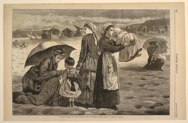 På stranden ved Long Branch – Børnetiden
