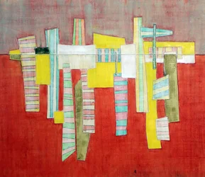 Moderne abstrakt bybillede
