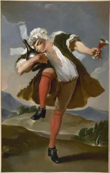 Fransk: A la bonne bouteille. Vinhandlerskilt, Paris