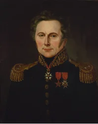 Fransk: Portrait du général Louis Hugo (1777-1843)