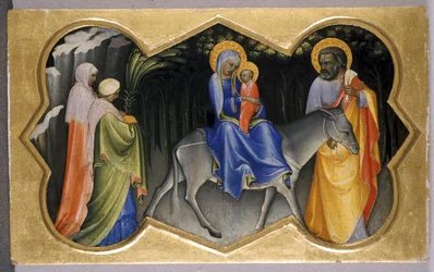 Flugten til Egypten, ca. 1405 (tempera på poppeltræ)