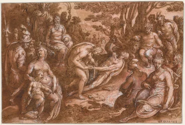 Marsyas affyring, ca. 1570-1605.