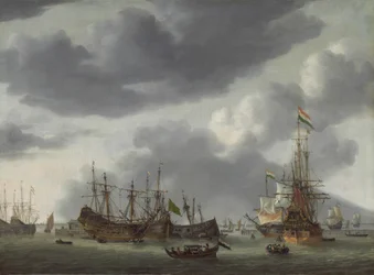 Amsterdams havnescene