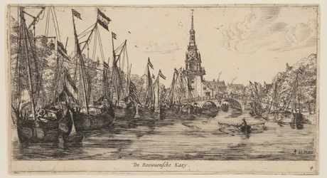 De Roowaensche Kaey, fra Views of Amsterdam