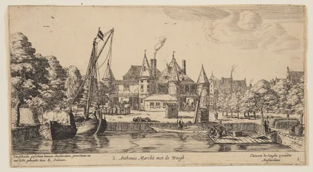 S. Anthonis Marckt met de Waegh, fra Views of Amsterdam