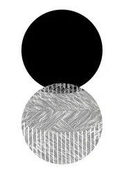 Abstrakt cirkelbalance