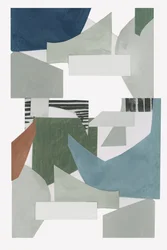 Abstrakt geometrisk collage
