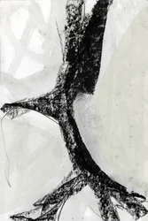 Dristig monokrom abstrakt kunst