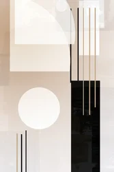 Moderne minimalistisk komposition
