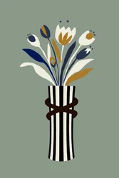 Moderne tulipanbuket