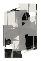 Monokrome abstrakte former