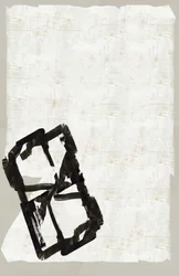 Monokrom geometrisk figur