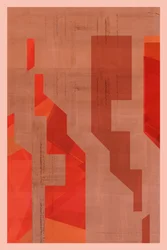 Orange geometriske former