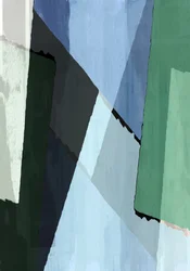 Overlappende kølige nuancer