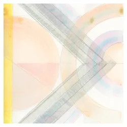 Pastelfarvede geometriske lag