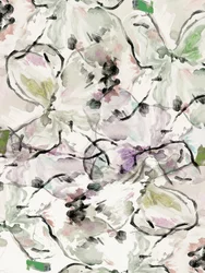 Bløde akvarelblomster
