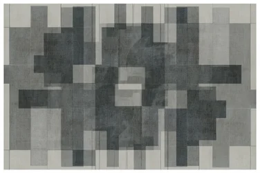 Geometrisk design i tonale nuancer