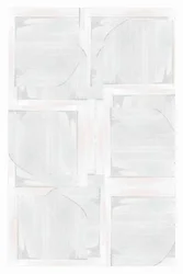 Hvid geometrisk abstrakt