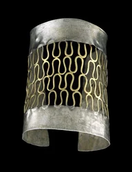 Armbind, 200 BC-400 AD (hamret sølv og filigreret guld)