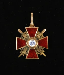 Badge af Sankt Anna Orden, tredje klasse, slutningen af det 18. århundrede.
