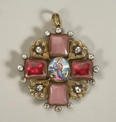 Badge af Saint Anna Order med diamanter, slutningen af 1700-tallet.