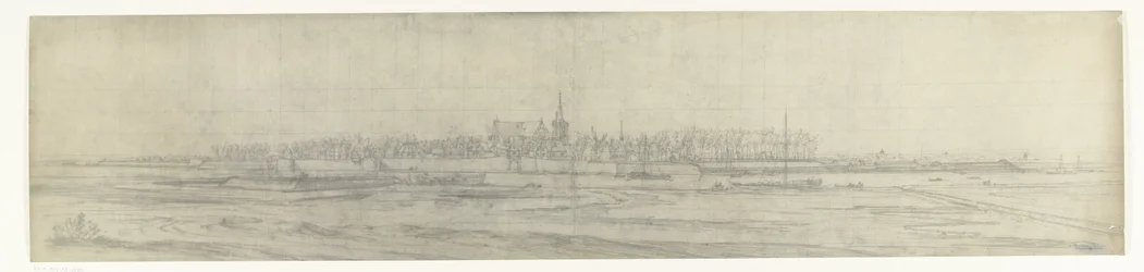 Udsigt over graven, 1672 Fotos af tegninger af den franske invasion af Holland i 1672 af Adam Frans van der Meulen bevaret i Manufacture des Gobelins (serietitel)