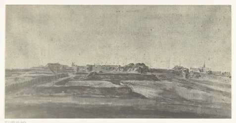 Udsigt over Maastricht, 1672 Fotos af tegninger af den franske invasion af Holland i 1672 af Adam Frans van der Meulen bevaret i Manufacture des Gobelins (serietitel)