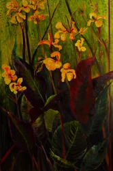 Canna Lily, 2017 (olie på lærred)