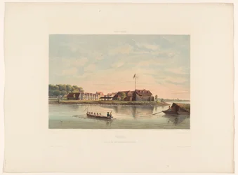 Fort Zeelandia i Paramaribo Surinam. Udsigt over Fort Zelandia i Paramaribo (titel på objekt)
