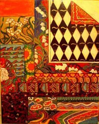 Detaljerede yndlingsmotiver, 2012 (akryl, blæk)