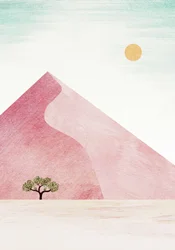 Pink ørkenens ensomhed