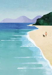 Fredfyldt strandtur
