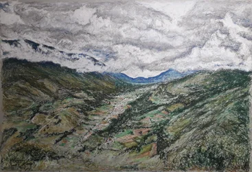THE VENEZUELAN ANDES - VENEGARA EDO VILLAGE. TACHIRA