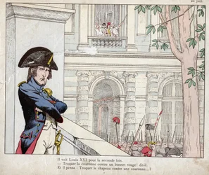 Han så Ludvig XVI for anden gang (Invasion of the Tuileries, 20. juni