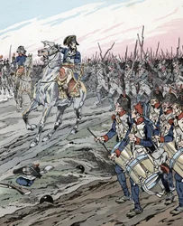 Napoleon Bonaparte under slaget ved Marengo (1800)
