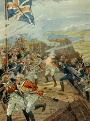 Rhinhæren og Den Franske Revolution 1789: Napoleon 1. Bonaparte (1769-1821) angreb englænderne ved Toulon i 1793. Grænserne i Sydfrankrig invaderes af magter, der er i koalition mod revolutionen. Englænderne besatte især Toulon.