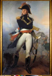 Portræt i fuld længde af general Jean Andoche Junot (Jean-Andoche) (1771-1813) Maleri af Raverat Vincent Nicolas Raverat (1801-1865) 1800-tallet. Paris, hærmuseet